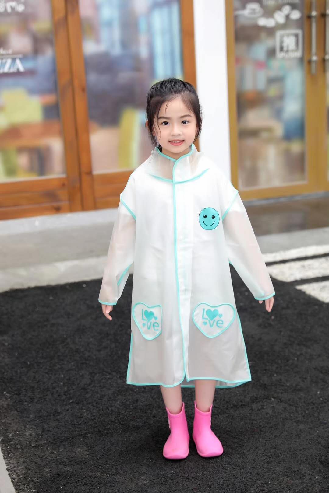 Manufacturers direct children not disposable PVC cartoon children raincoats thumbnail