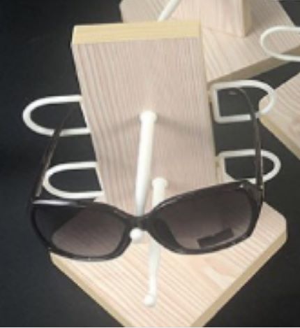海澜德工厂直销眼镜架木架木道具台式架塑料架亚克力架详情图3