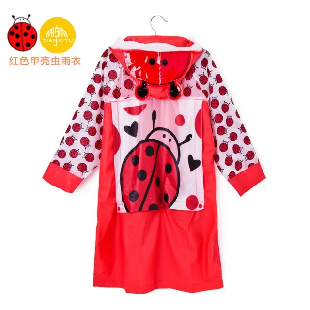 Yiwu manufacturer's direct sales of cartoon children's raincoats with schoolbag positions and waterproof raincoats Application Scenario