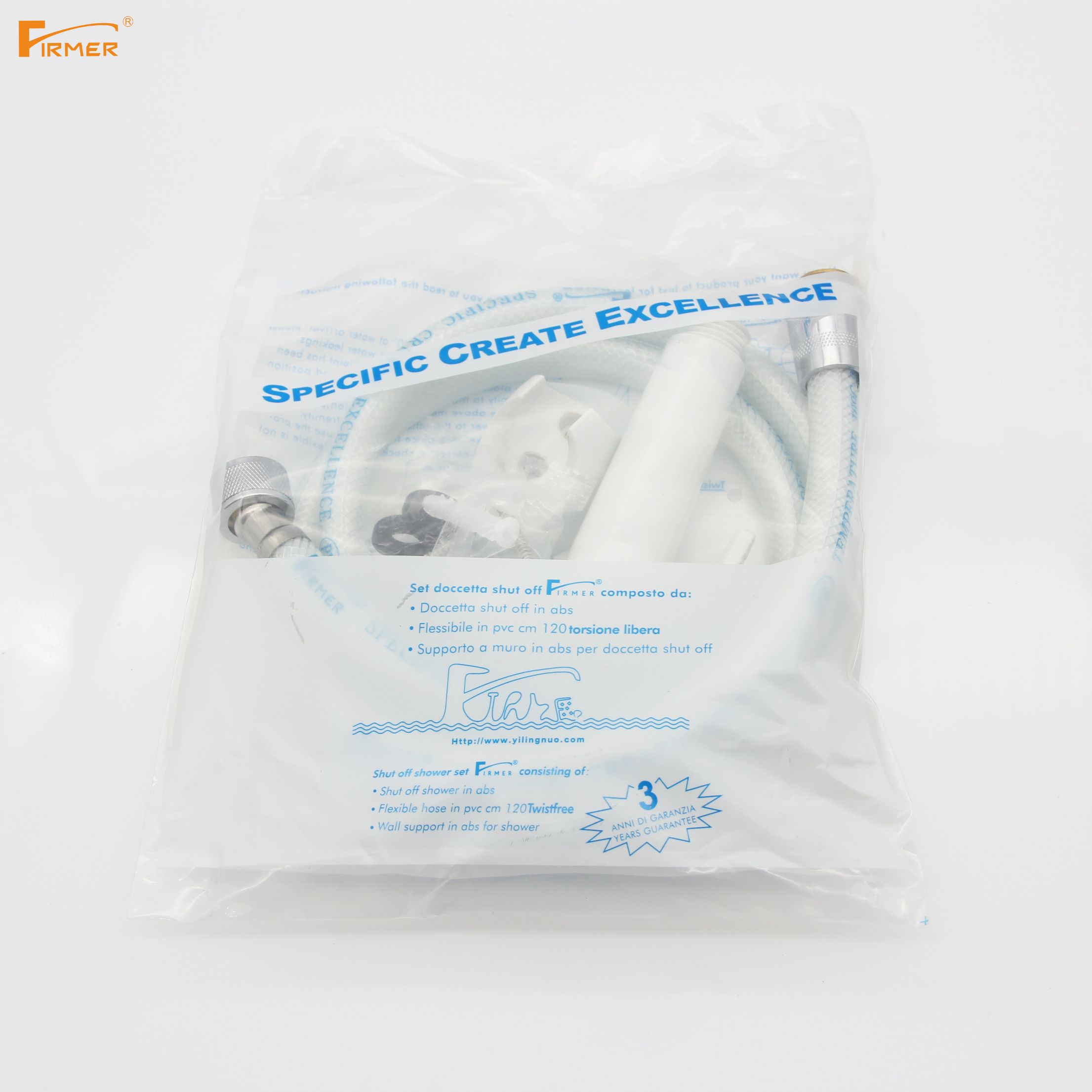 FIRMER YLNGLB10-3 white toilet spray gun, pressurized flushing nozzle, bathroom ABS feminine wash faucet Application Scenario