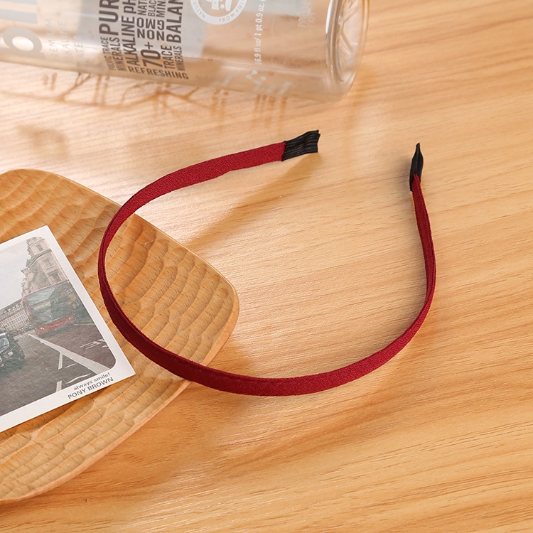 1cm Korean version popular DIY double-sided pressure strip, wire threading, fabric pressing, linen, iron hair band, children's headband accessories undefined