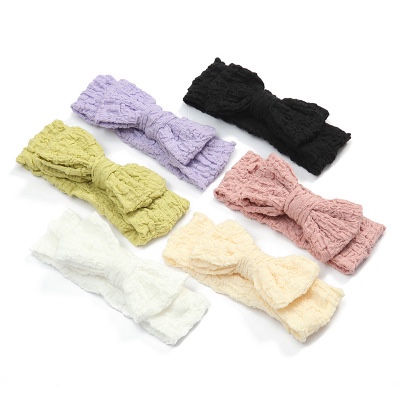 儿童蝴蝶结发带淑女气质束发带时尚简约儿童头带可爱发饰厂家批发图