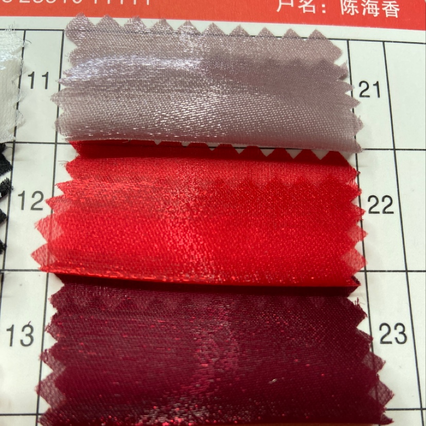 Red Qingfeng forged fabric veil accessory silk scarf decoration Specification image