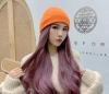 Custom-made and wholesale of detachable woolen cap wigs, matte high-temperature silk wig pieces undefined