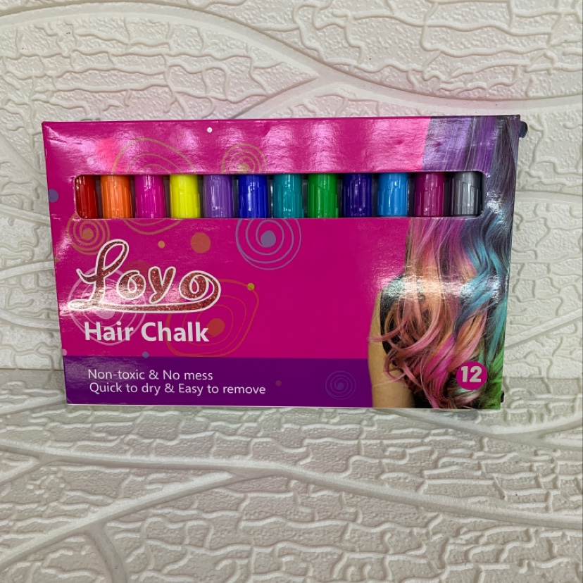 12 color hair dye stick, disposable hair dye pen