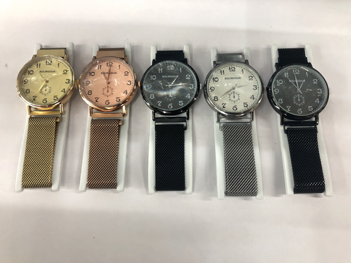 男士手表 时尚 潮流 简约石英表生活防水米兰带7