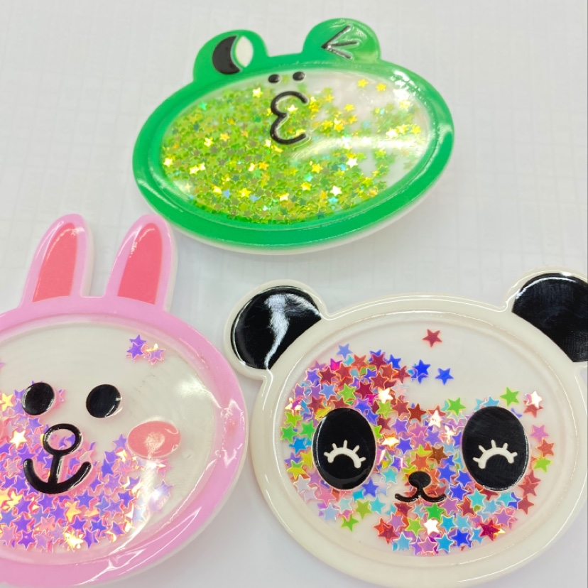 Instagram hot style hot selling cartoon flash powder children bb clips thumbnail