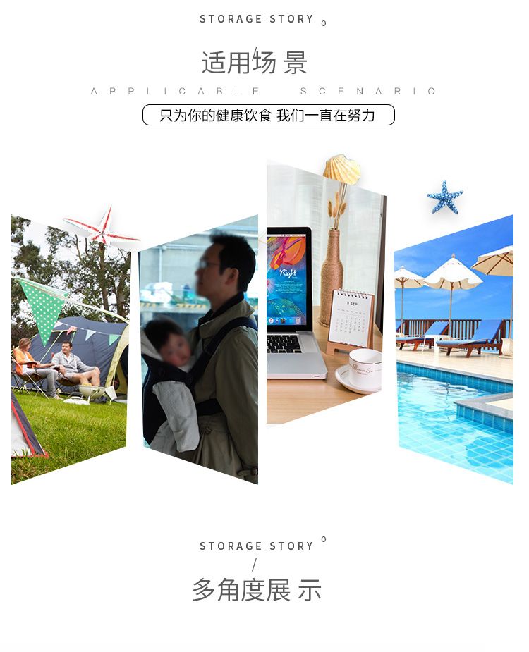 SAN Neng's new Oxford cloth insulated lunch box, outdoor picnic aluminum film lunch box, insulated and cold insulated lunch box wholesale detail image 7