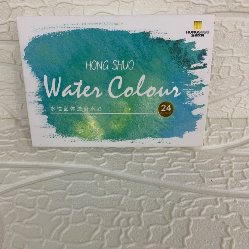 24 color solid watercolor transparent watercolor pigment