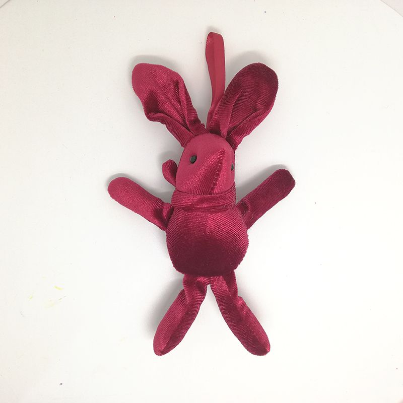 Plush toy pendants, rabbit keychains, hanging decorations, wishing rabbit claw machines, clothing accessories, wedding scattering gifts for women pic 2