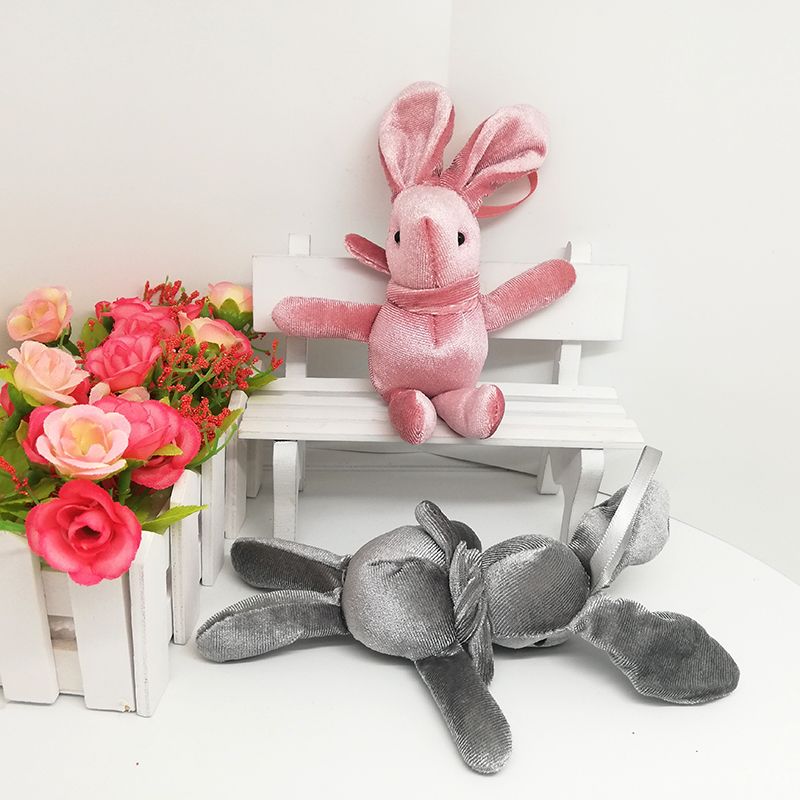 Plush toy pendants, rabbit keychains, hanging decorations, wishing rabbit claw machines, clothing accessories, wedding scattering gifts for women pic 4