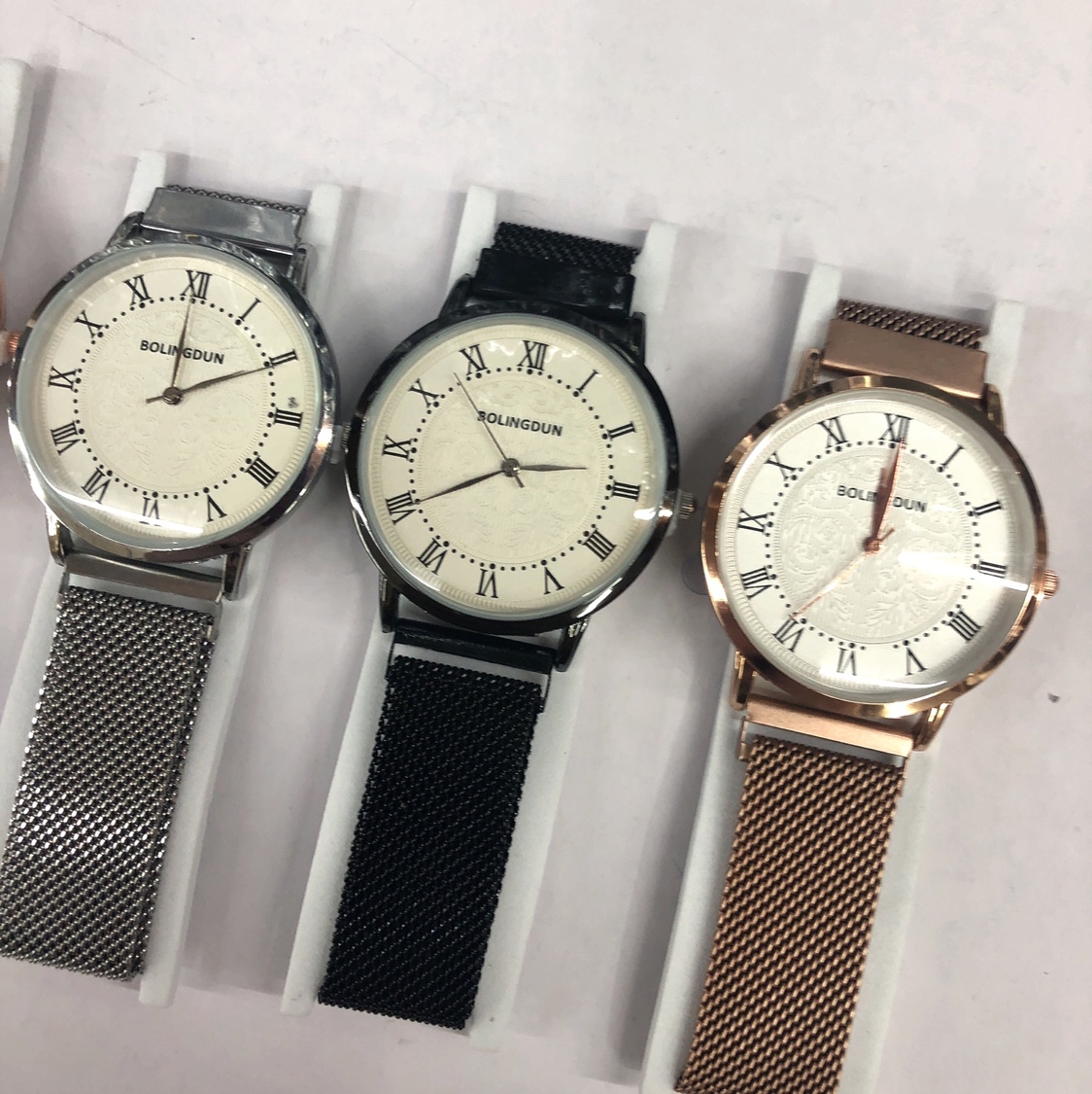 男士手表 时尚 潮流 简约石英表生活防水米兰带2细节图