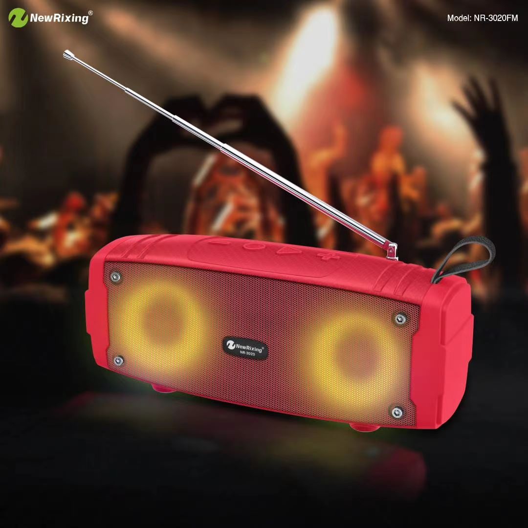 新款七彩氛围灯蓝牙音箱户外便携无线插卡小音响迷你低音炮详情图4