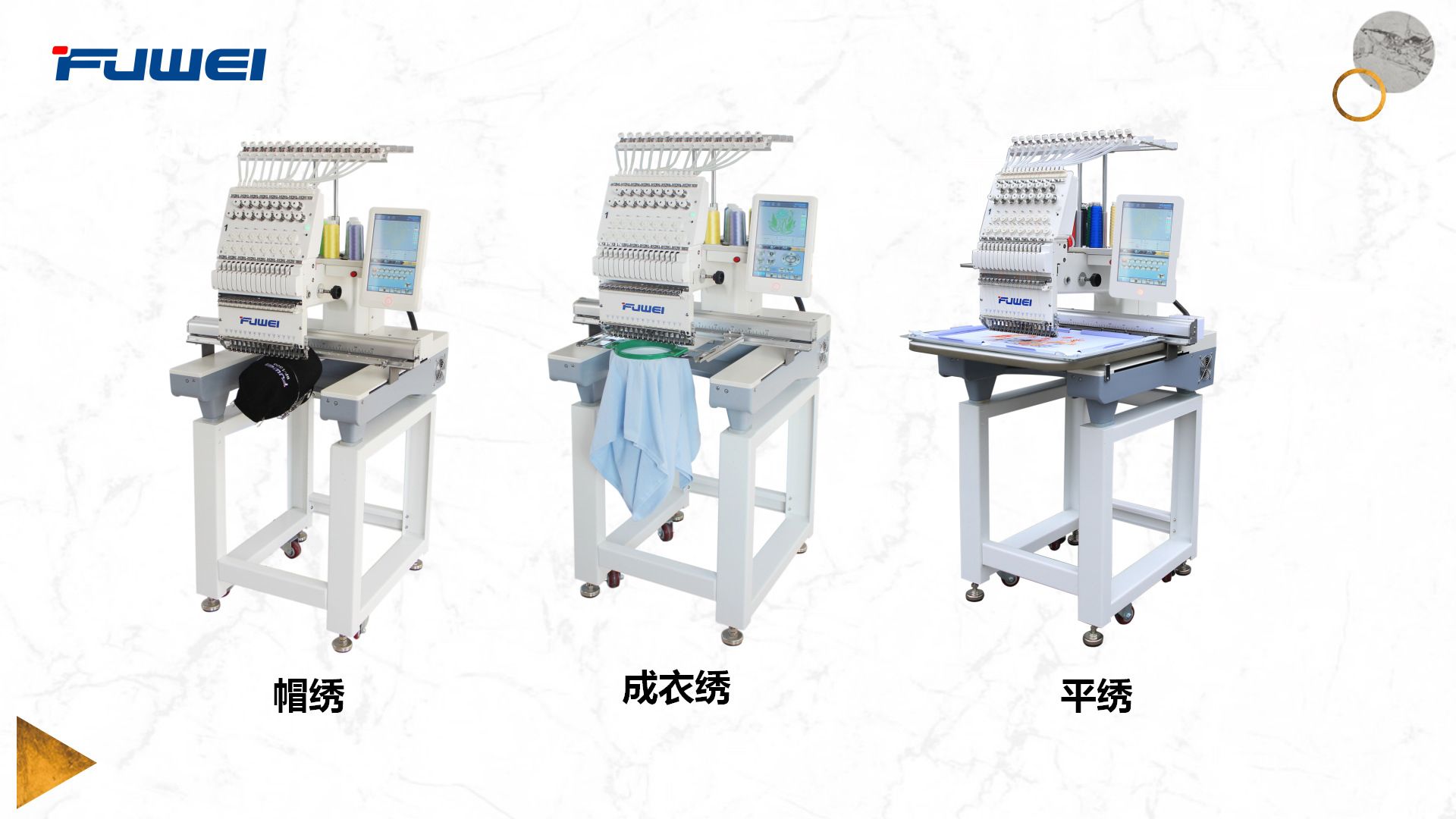 Fully automatic single-head computerized embroidery machine for flat embroidery, hat embroidery, ready-to-wear embroidery, private customization, commercial computerized embroidery
