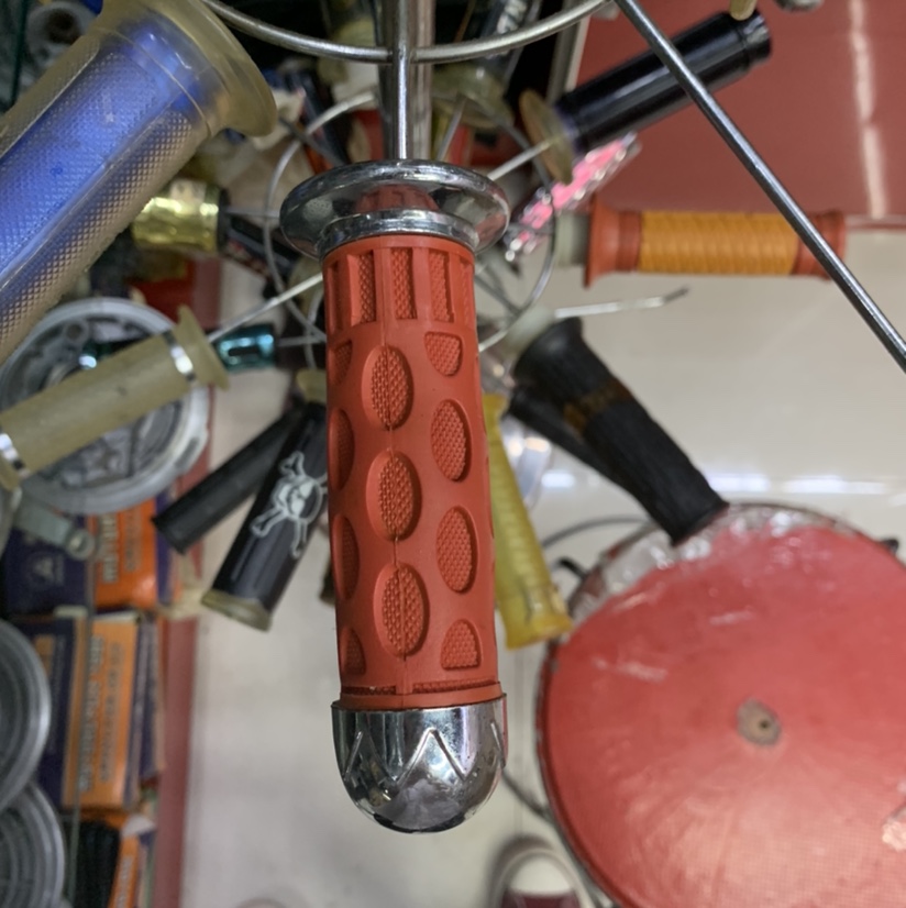The motorcyclist carries the 13 thumbnail