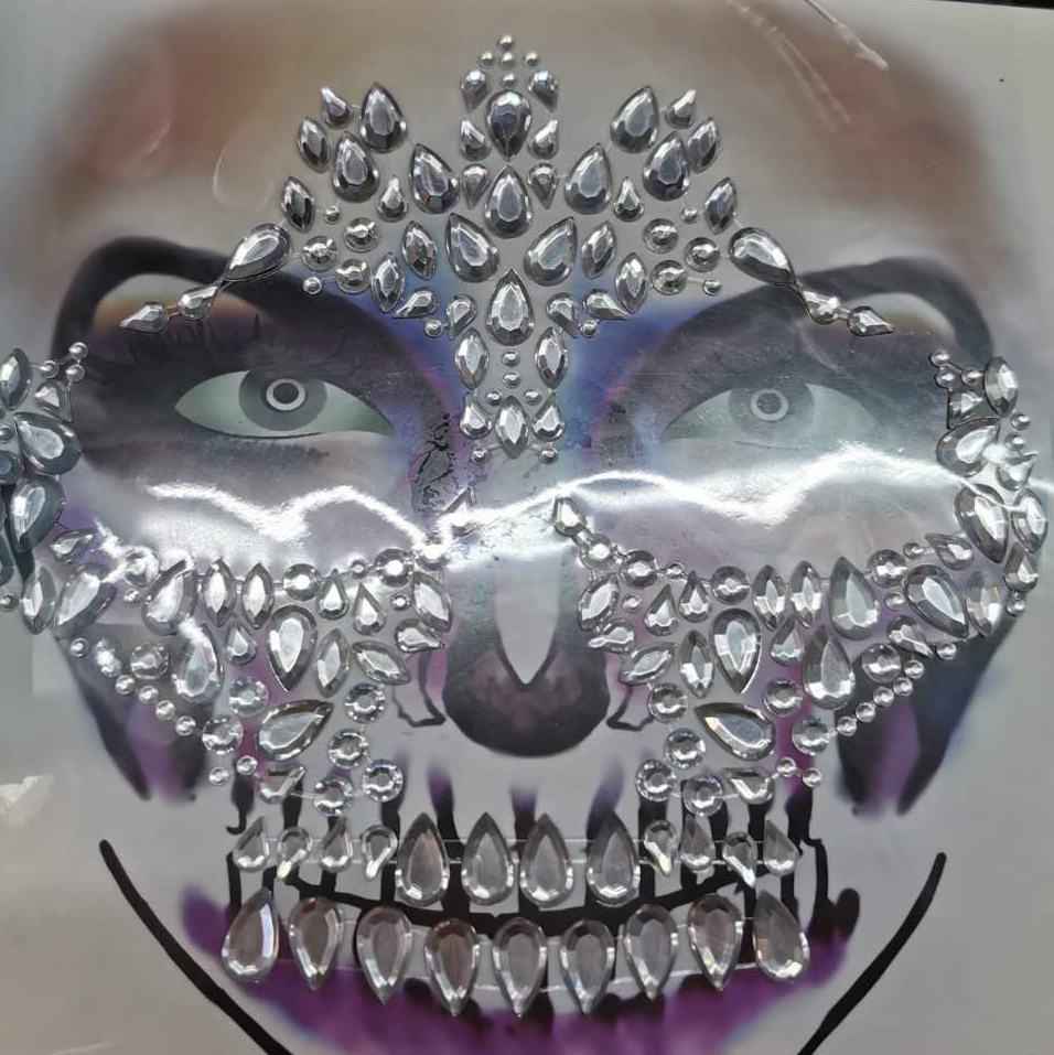 Halloween face stickers thumbnail