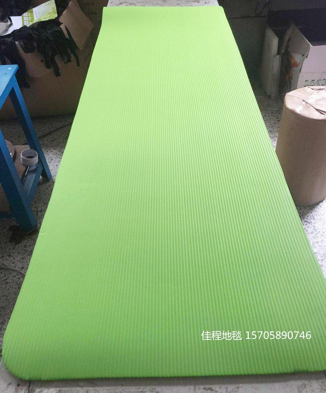 热卖NBR瑜伽垫纯色瑜伽垫nbr室内运动垫瑜伽垫练习垫运动垫瑜伽垫 运动防滑垫10mm厚度61*183cm详情2