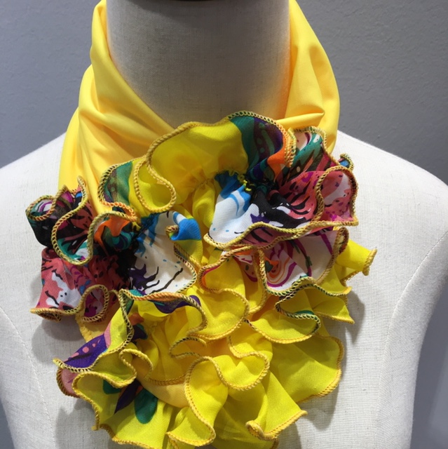 Auspicious yellow scarf thumbnail