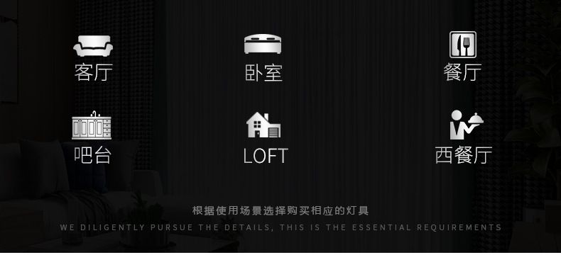 Simple postmodern wall lamp, Nordic personality, molecular creativity, multi-head dining room, corridor, LED energy-saving bedroom, bedside detail image 2