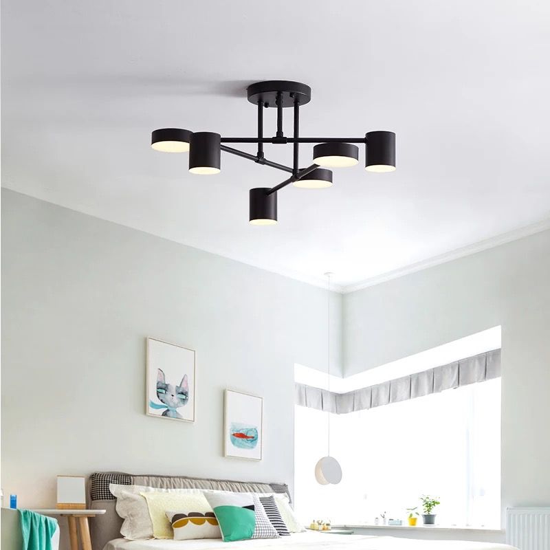 Nordic ceiling lamps, creative and personalized dining room, bedroom, Instagram influencer clothing store, minimalist, postmodern and simple living room lamps Application Scenario