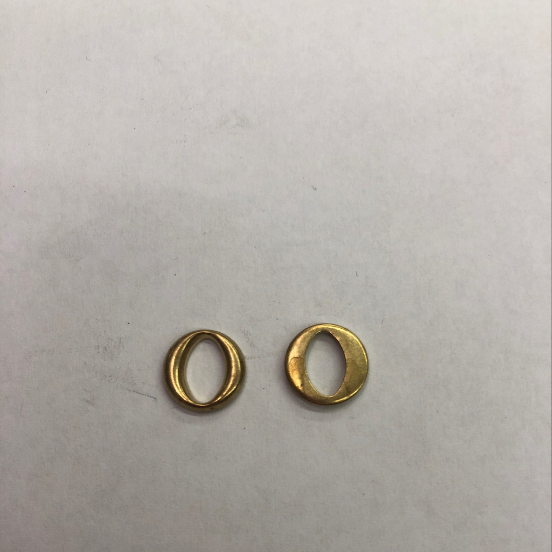EZ00068 (10*2mm) hollow single curved horse eye