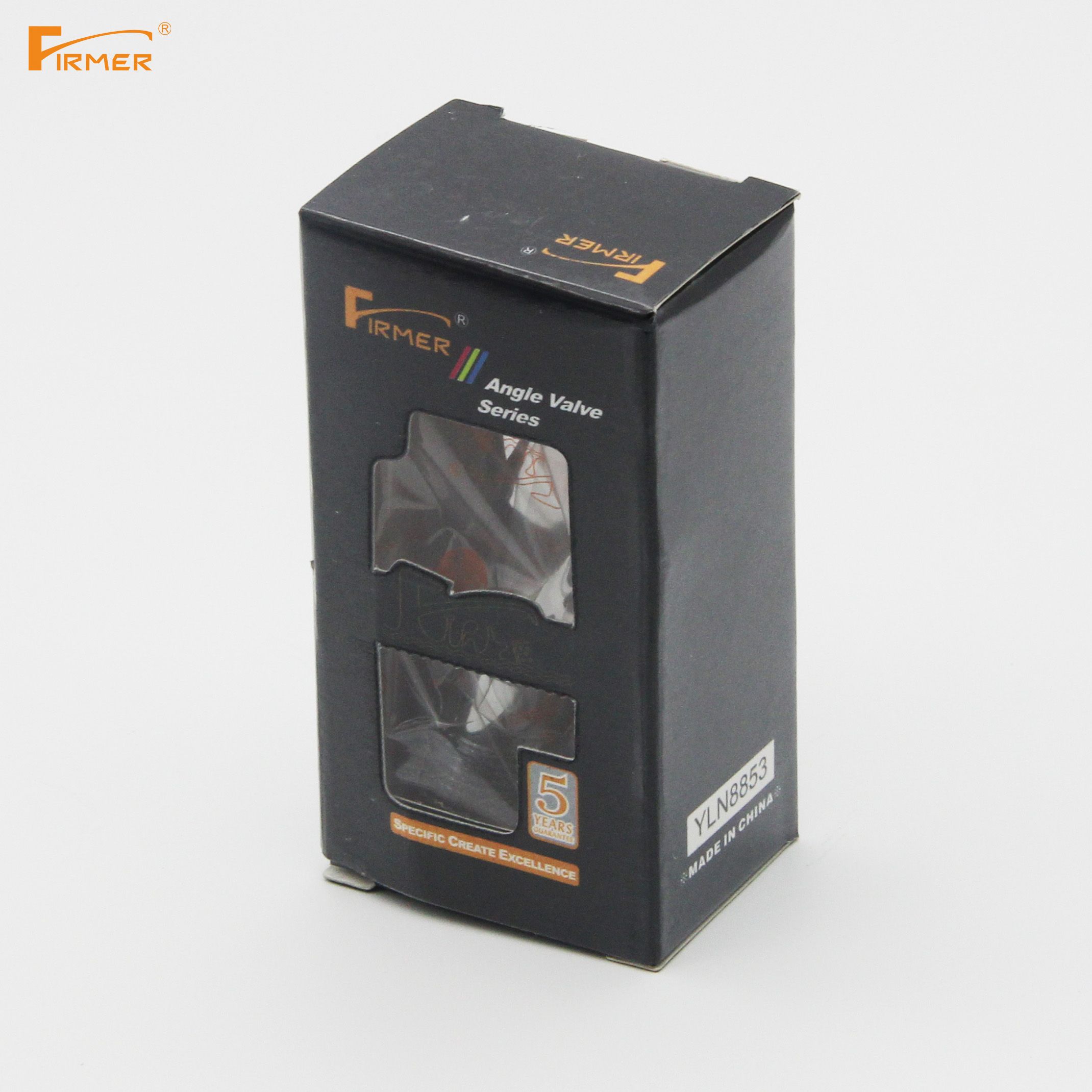 FIRMER copper hot and cold water heater triangle valve faucet stop valve switch household Item Picture