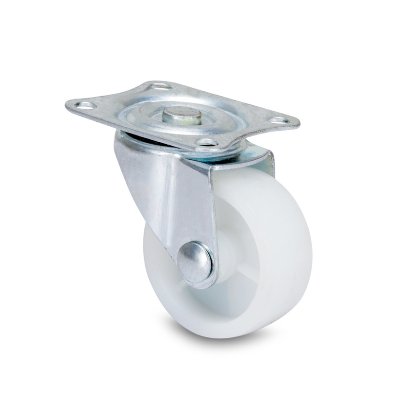 Plástico nylon pequeña rueda 1 "1.5" 2 "3" blanco PP echador de muebles freno rueda universal Application Scenario
