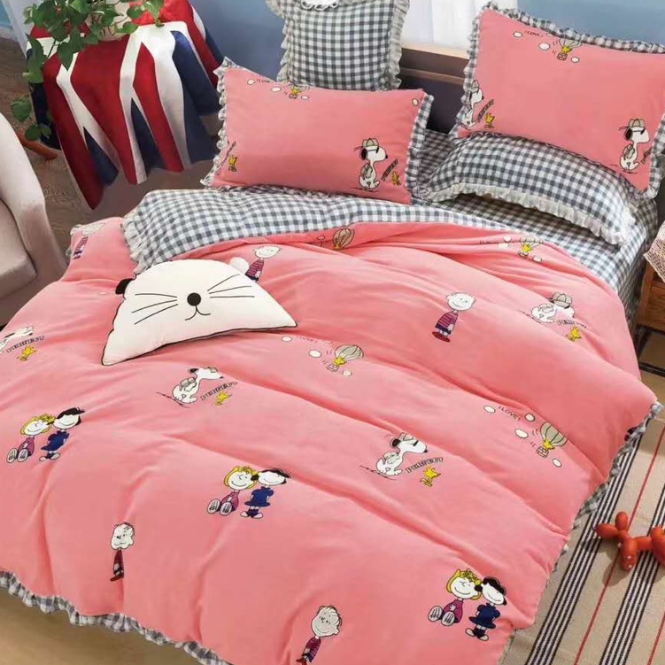 Milk Velvet Korean Edition Four-Piece Set details Picture