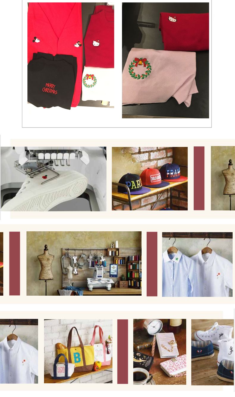 Automatic single-head 12-needle computerized embroidery machine for flat embroidery, hat embroidery, towel embroidery, and personalized personalized garment embroidery detail image 2