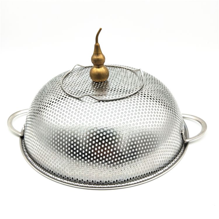 Stainless steel draining basin, rice washing basin, draining sieve, fruit basket, rice washing and vegetable washing basin 6PCS set details Picture