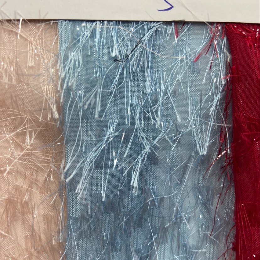 Blue bright silk short wool cloth ornament handicraft clothing ornament fabric cloth thumbnail