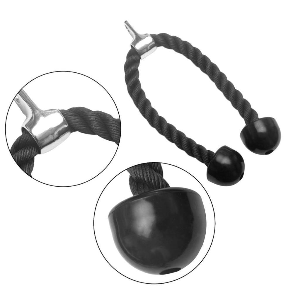 Nylon gym bicep pull rope training rope pressure accessories bicep pull rope tricep trainer details Picture