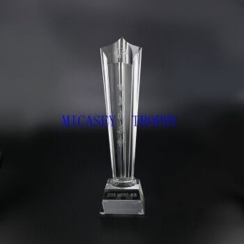 水晶奖杯柱形