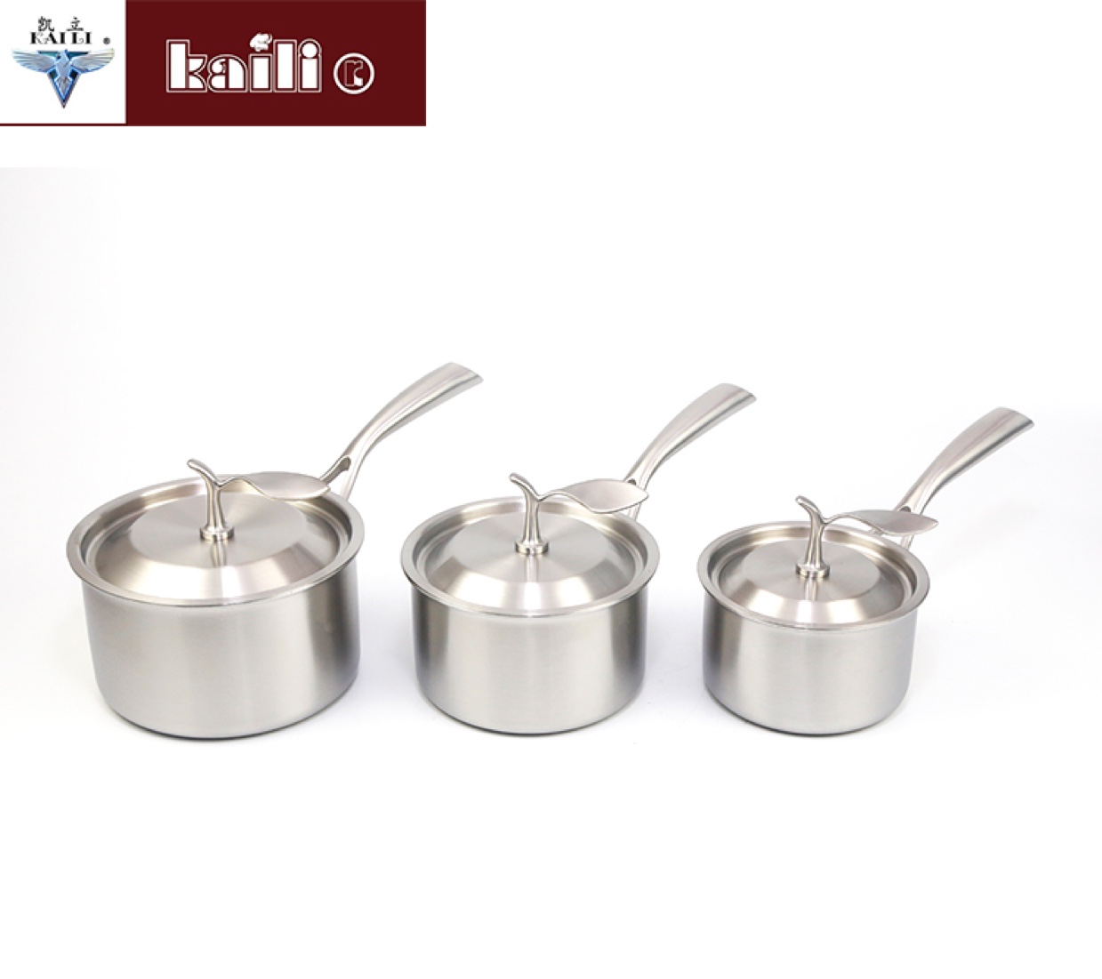 304 stainless steel single-handle milk pot, soup pot, food-grade soup pot, open flame induction cooker, universal