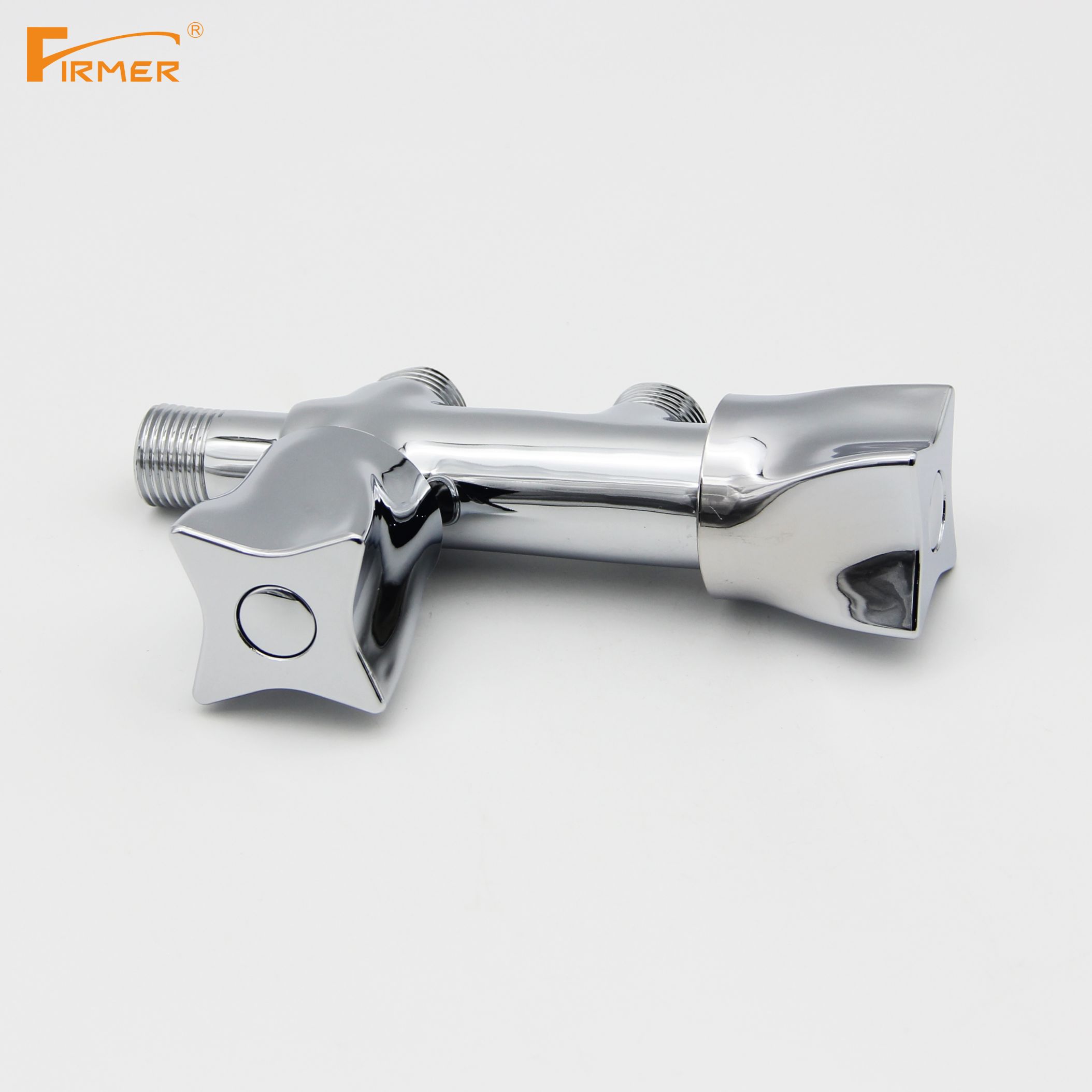 Irinor FIRMER copper slow opening double Angle valve triangle valve toilet purifier one in two out double outlet Application Scenario