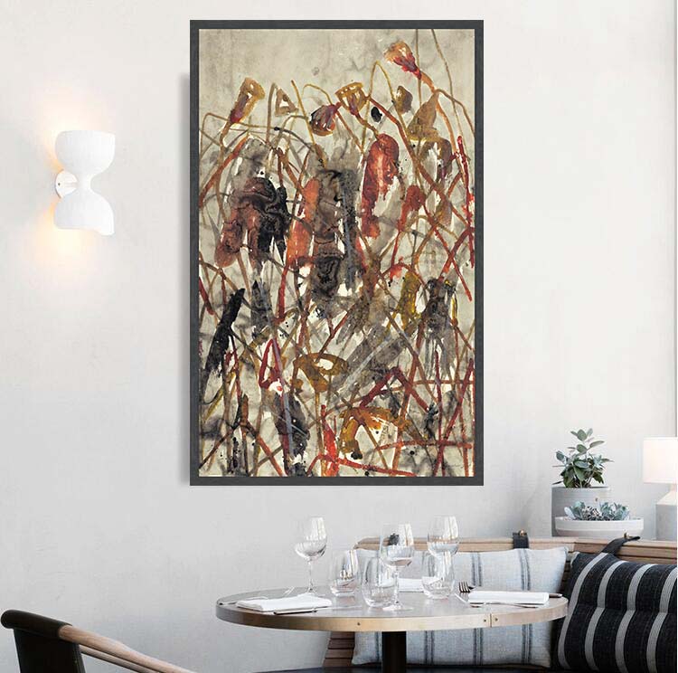 Living room and dining room porch decorative painting yz7801 thumbnail