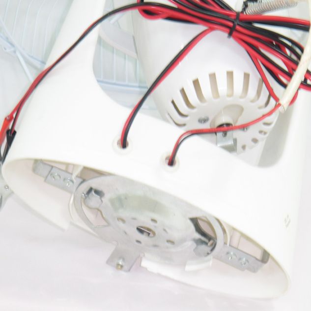 Outlet 16-inch 12-volt solar charging fan with switch box AC/DC roof fan Item Picture