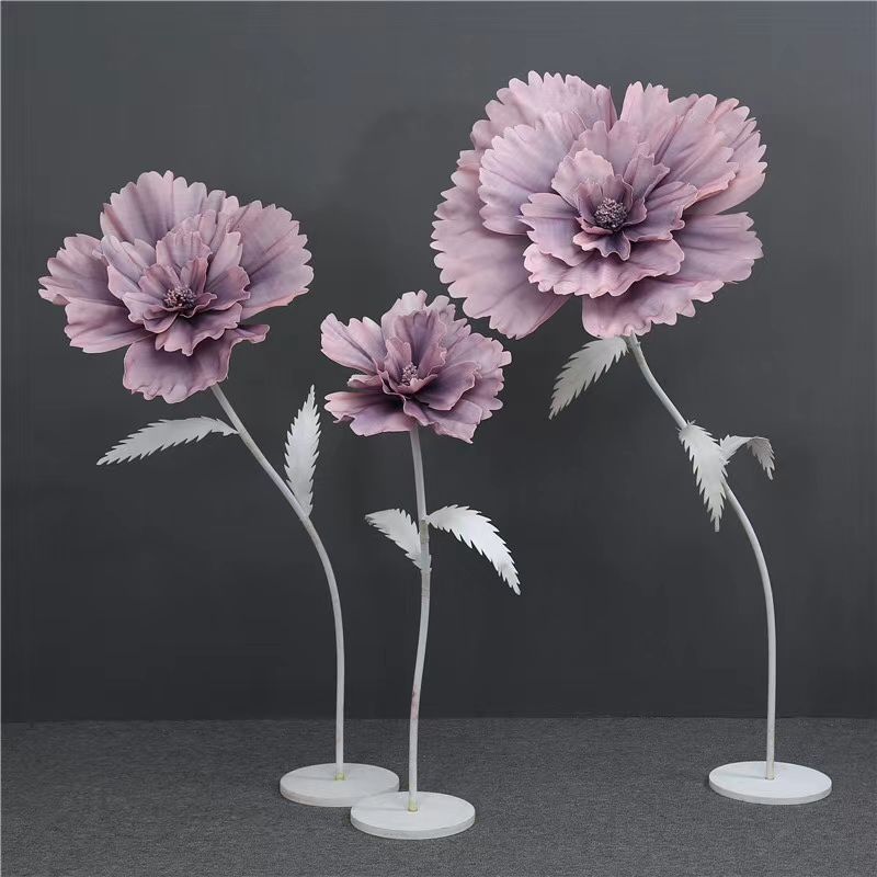 Hongling wedding props, new road guide decorative flowers, stage background decoration, paper flowers, silk screen flowers, window display ornaments Item Picture