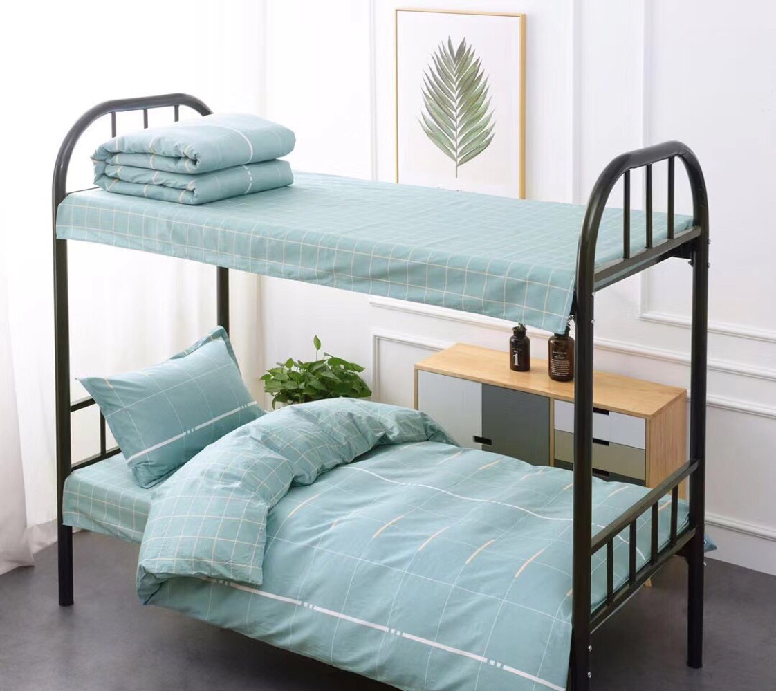 Factory direct sales of all-cotton fabric three-piece sets for student dormitories, children's beds and apartment beds Application Scenario