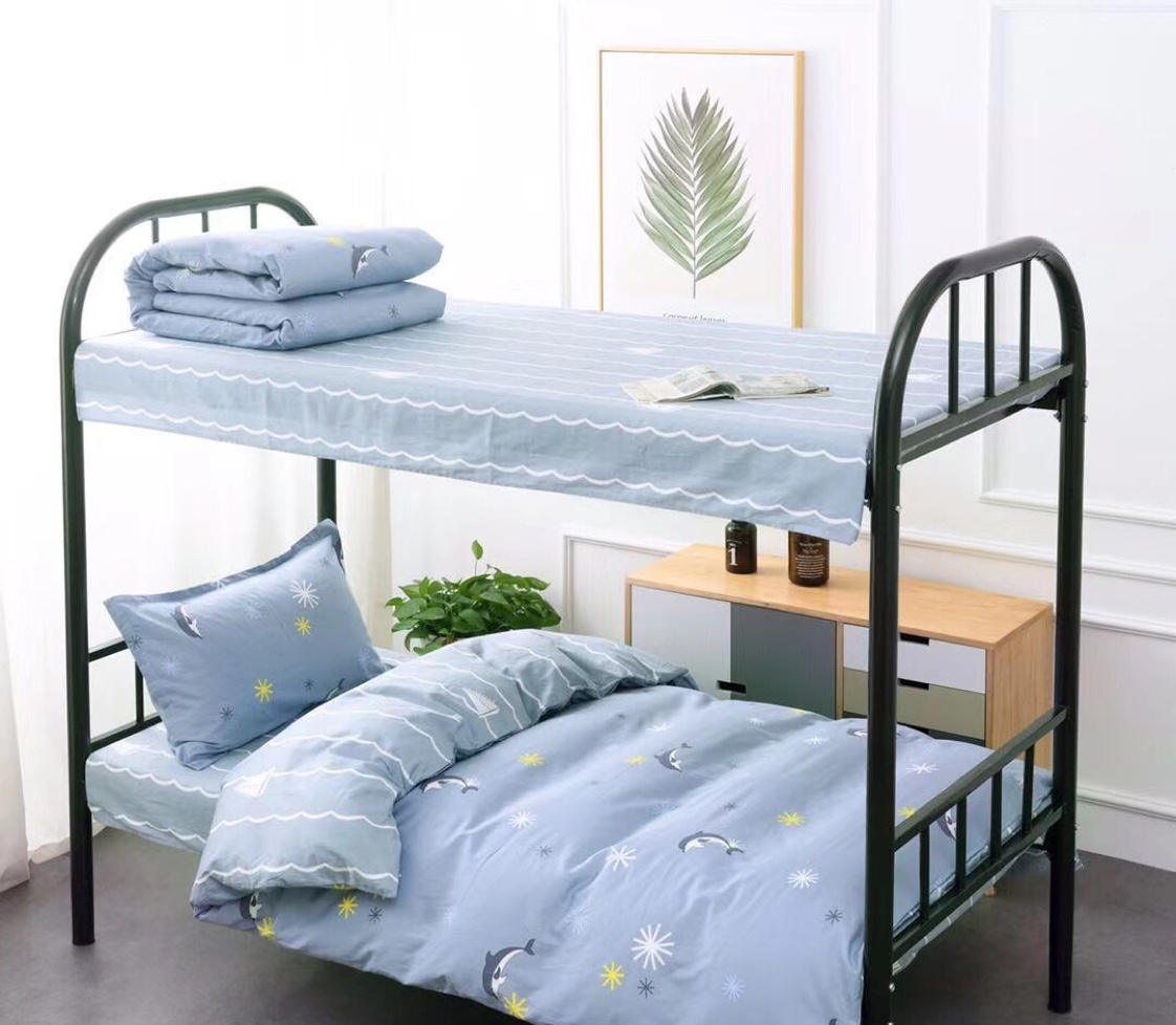 All cotton fabric for student dormitories/children's beds/apartment beds Application Scenario