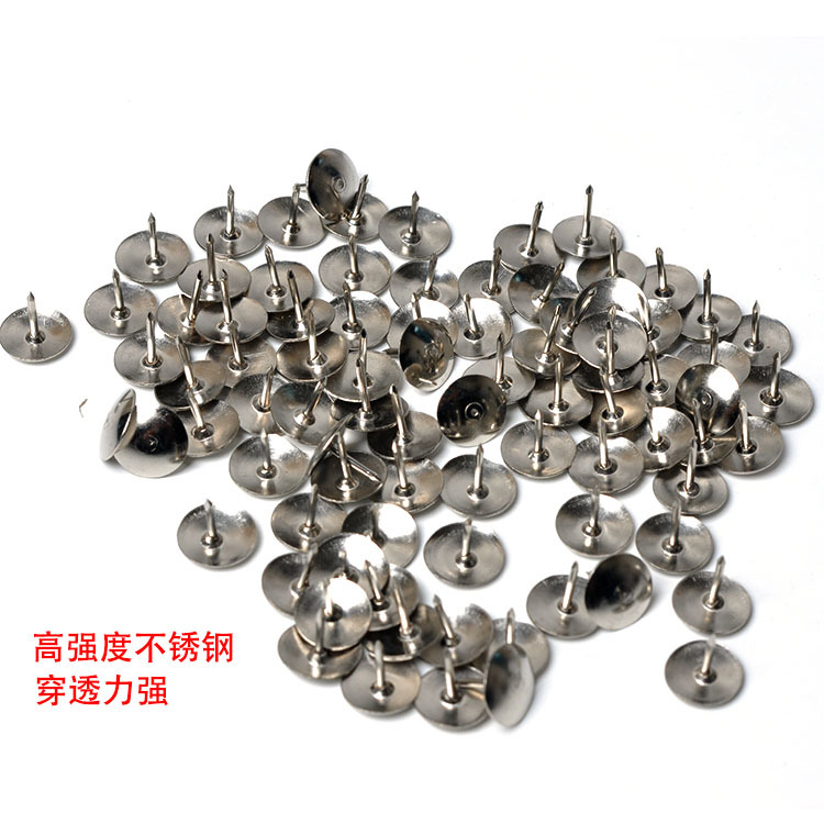 Yizi Wang 516 nickel-plated drawing pin, specification 5.2*3.2*2, paper box packaging, A-grade board laminated box. Specification image