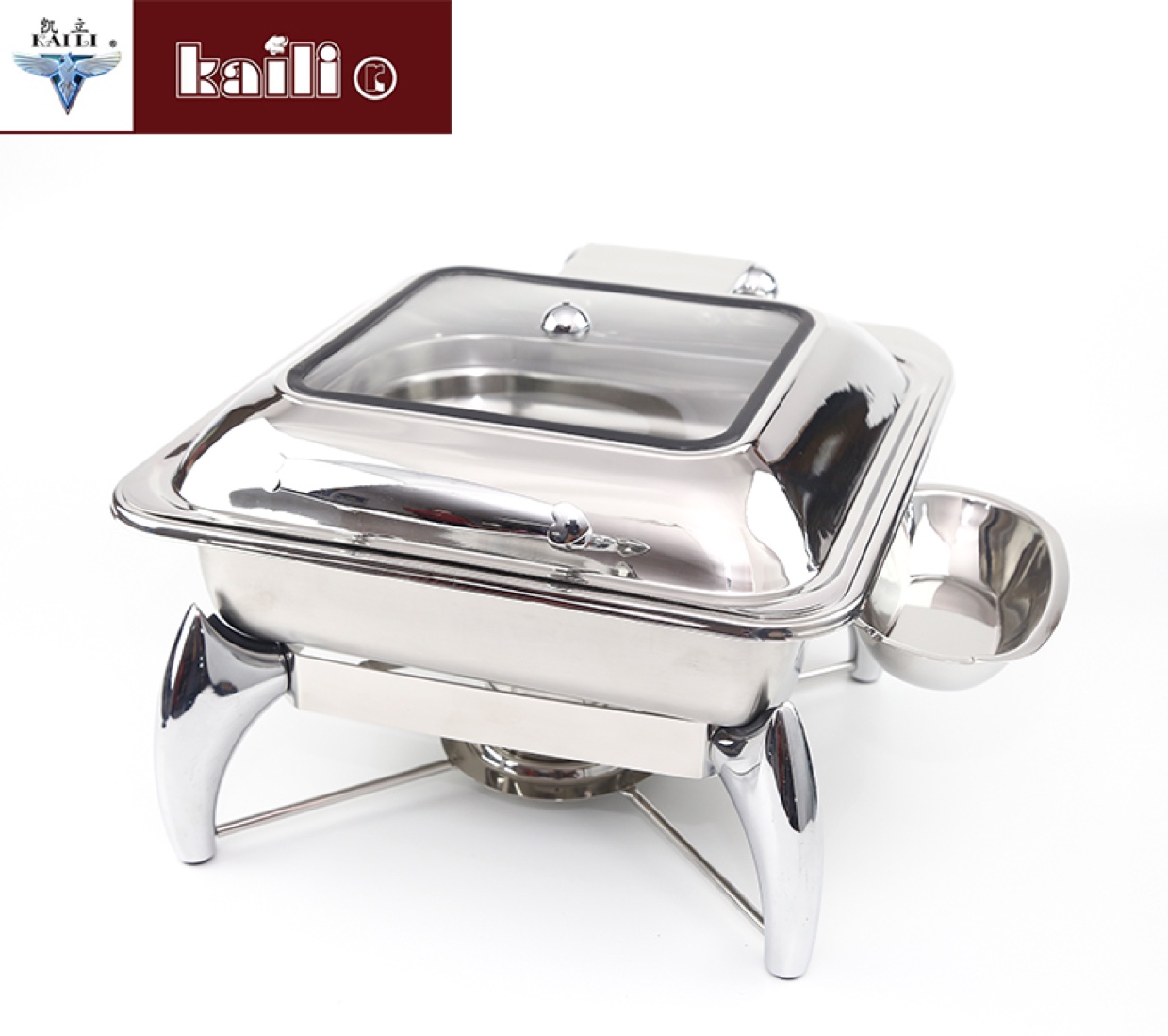 High-end stainless steel hydraulic buffet furnace square video meal furnace Buffay furnace thumbnail