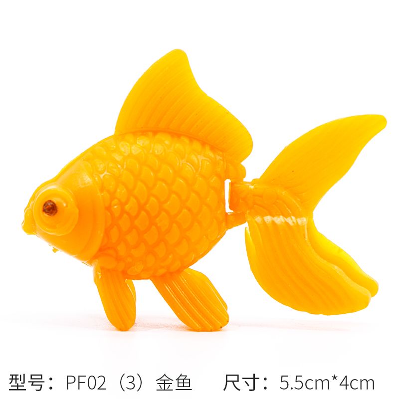 Fish Shadow Aquarium simulation plastic goldfish Floating in water, small fish fake fish detail image 6