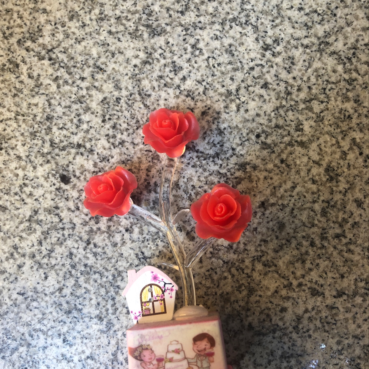 印花座玫瑰