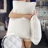 Five-star hotel pillow core, all-cotton quilted three-dimensional feather velvet pillow, household neck protection pillow factory direct sales and wholesale details Picture