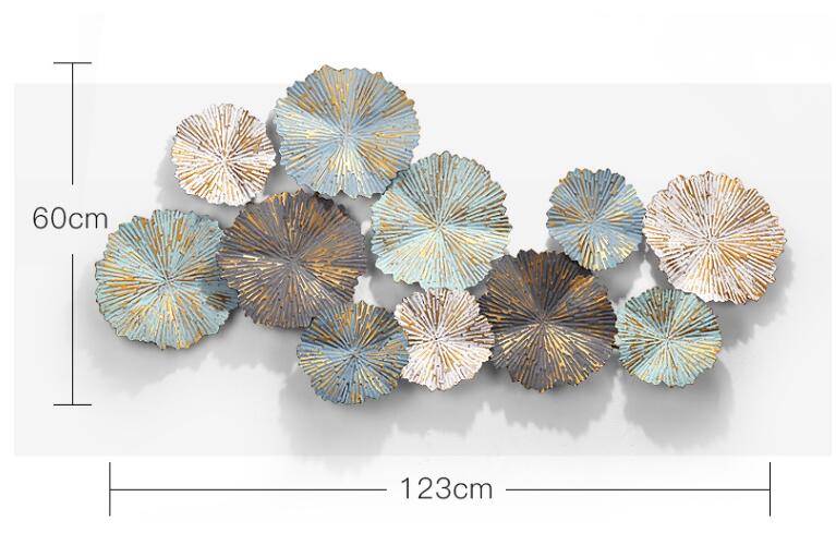 北欧家居墙壁挂饰创意铁艺壁饰立体墙饰客厅背景墙面装饰挂件详情图2