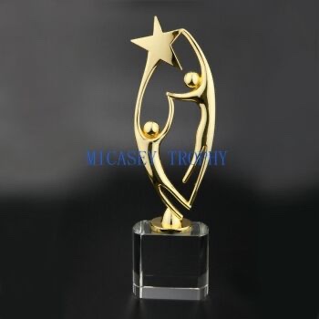 Personality trophy Dance Trophy Alloy crystal Trophy