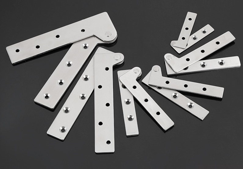 Factory direct multi-specification stainless steel chicken beak hinge seven-word hinge 360 degrees rotation hidden hinge hinge