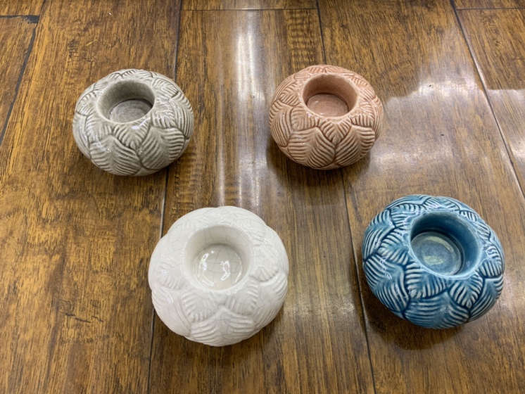 Large Ceramic Candle Holder