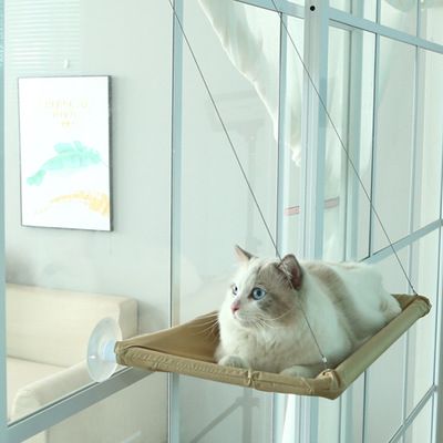 TV box cat hammock cute pet suction cat bed fashion cat hanging window hammock hot sales